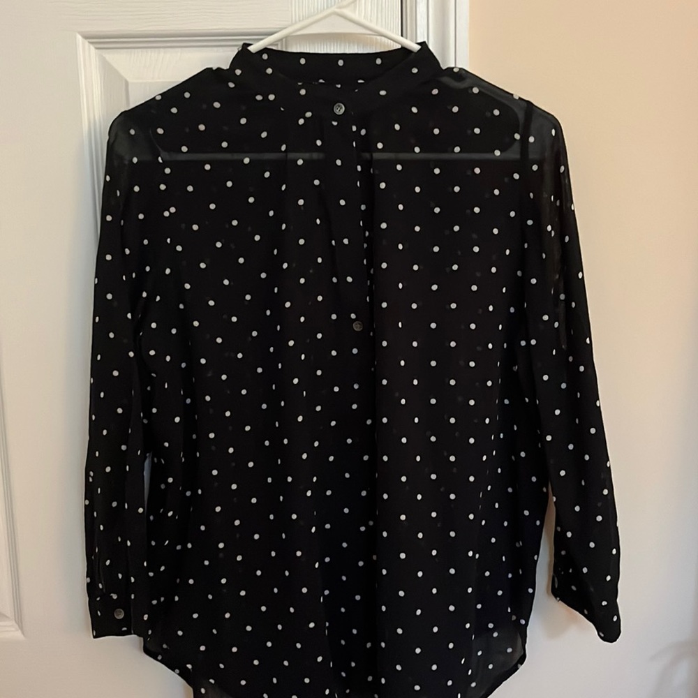 Polka dot blouse